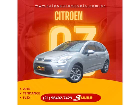 CITROËN C3 1.6 TENDANCE 16V FLEX 4P AUTOMÁTICO